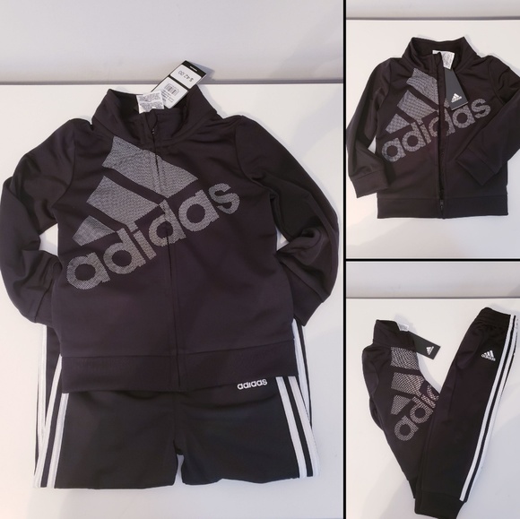 adidas Other - Little Boys 2-Pc. Logo Jacket & Jogger Pants Set